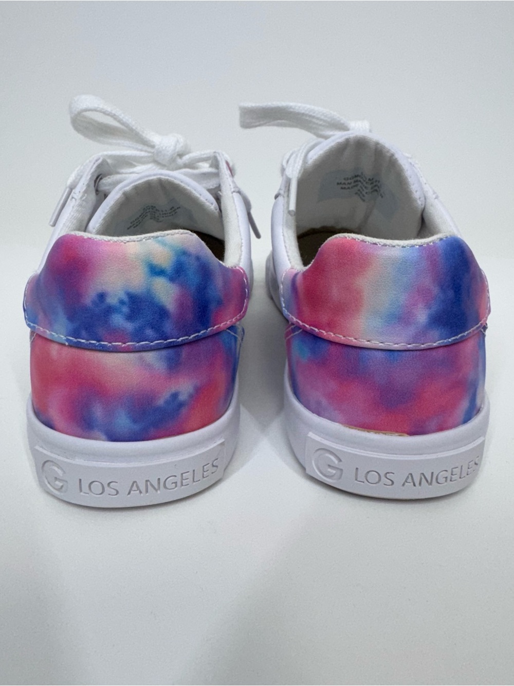 GBG G By Guess Colorblock Pink & Blue Tie Dye White Mover Sneakers Size 5.5 - Picture 4 of 16